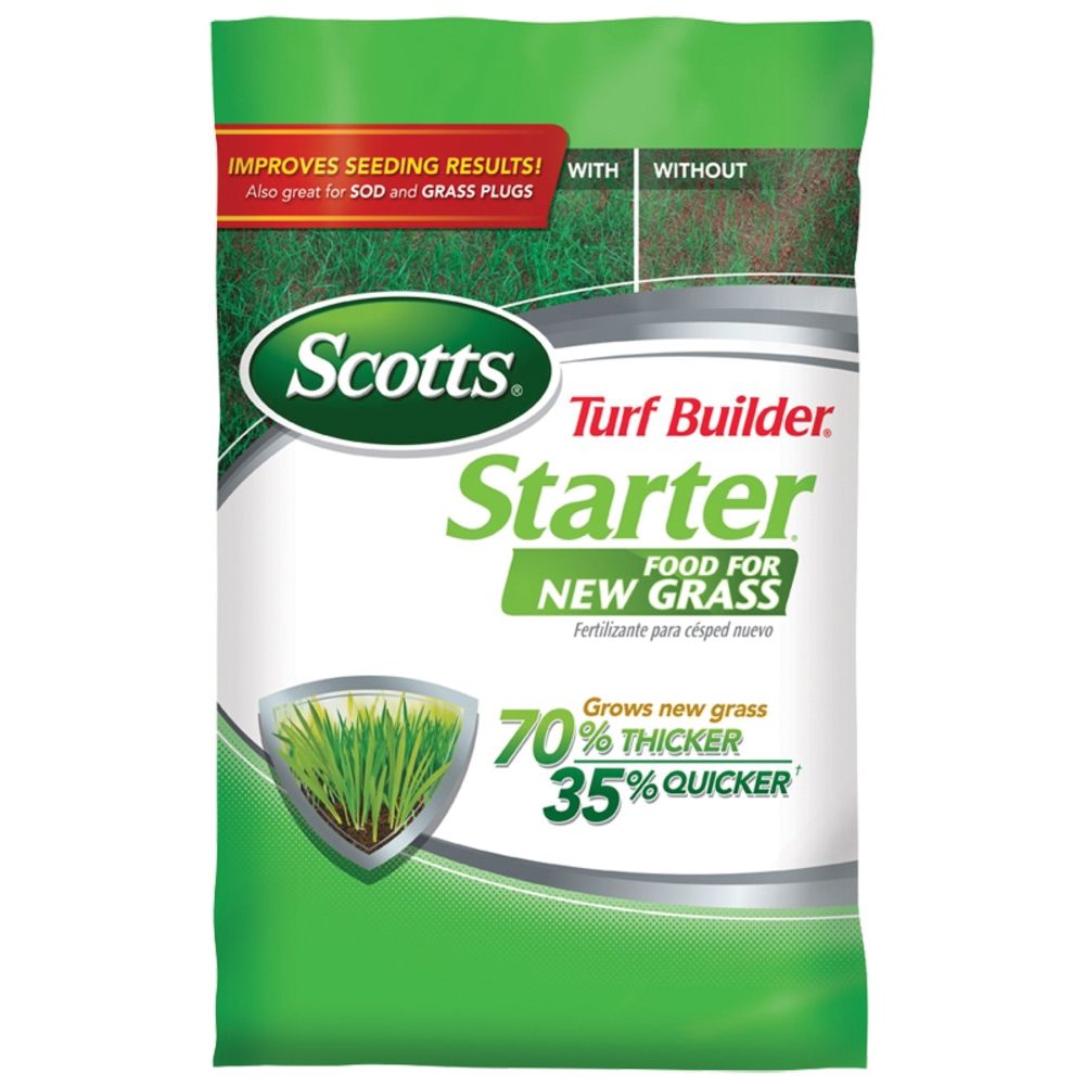 Scotts Turf Builder Starter Fertilizer, 24-25-4, Covers 5,000 sq. ft.