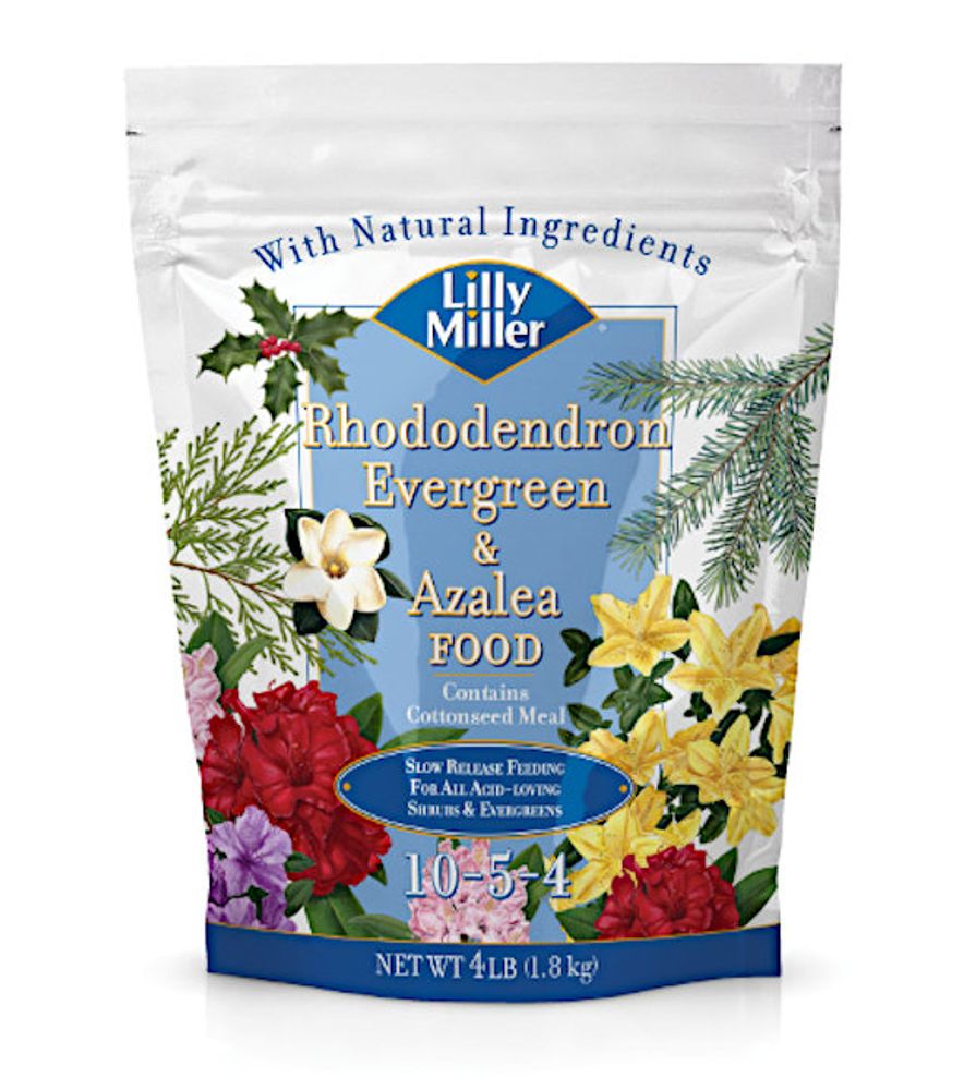 Lilly Miller 10-5-4 Rhododendron, Evergreen & Azalea Food, 4 lb.