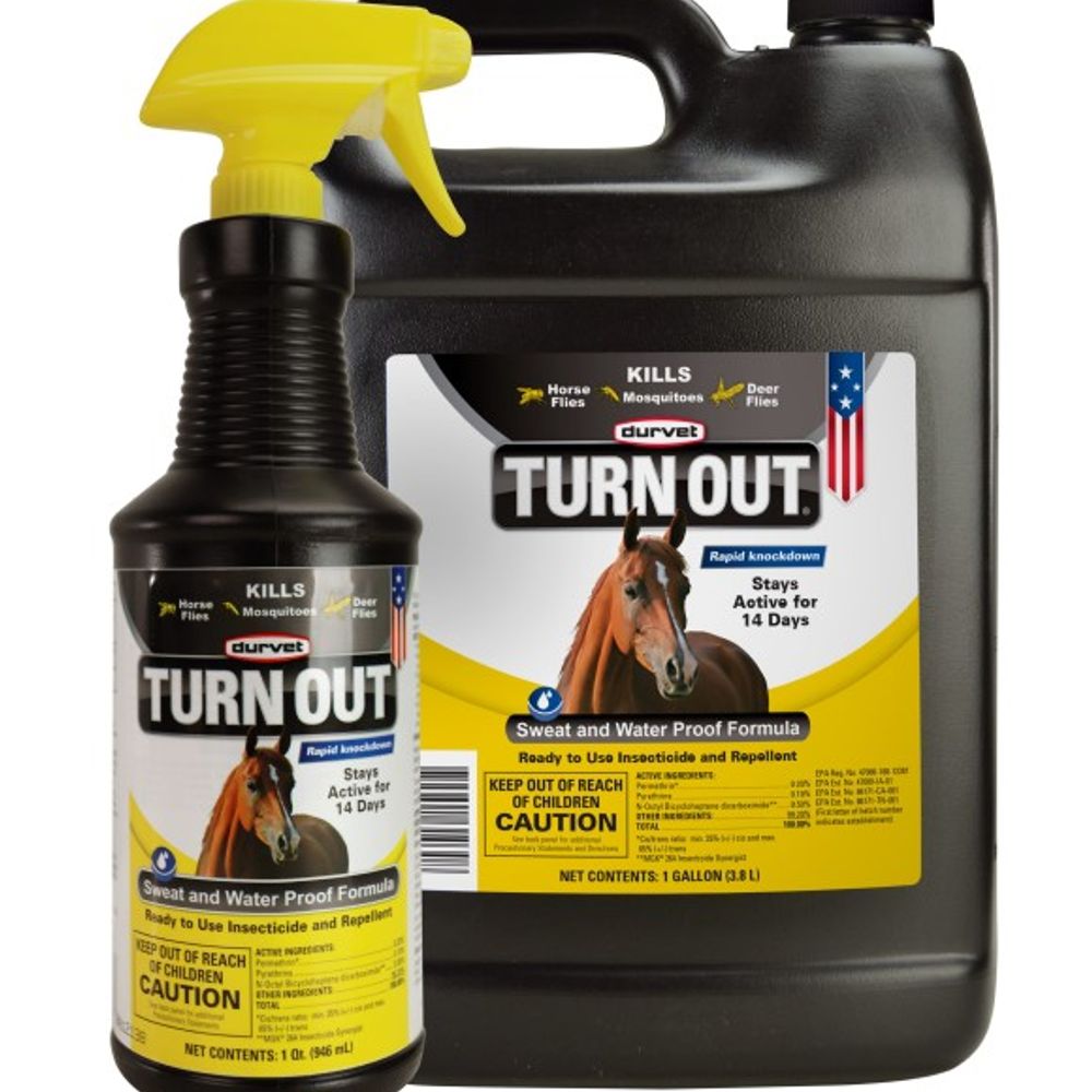 Durvet, Turn Out Fly Spray Sweat & Waterproof Formula