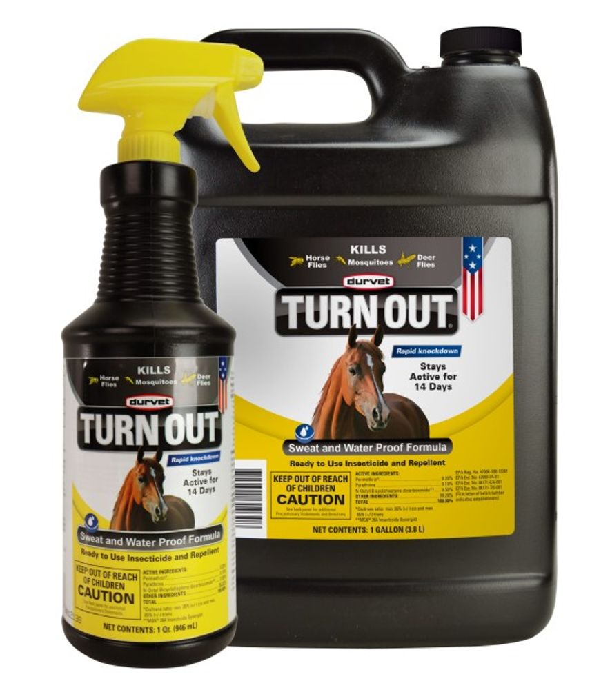 Durvet, Turn Out Fly Spray Sweat & Waterproof Formula