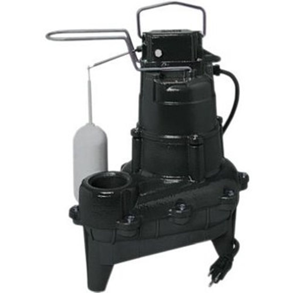 Master Plumber Sewage Pump, Cast Iron, .4 HP