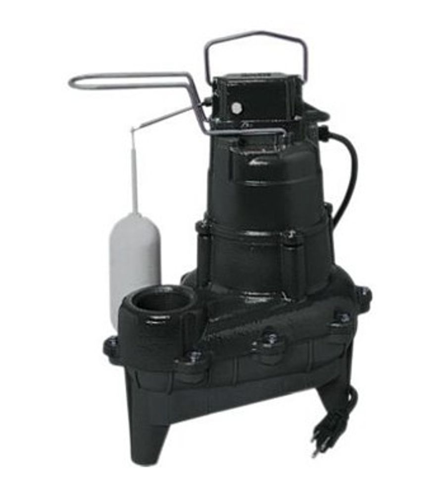 Master Plumber Sewage Pump, Cast Iron, .4 HP