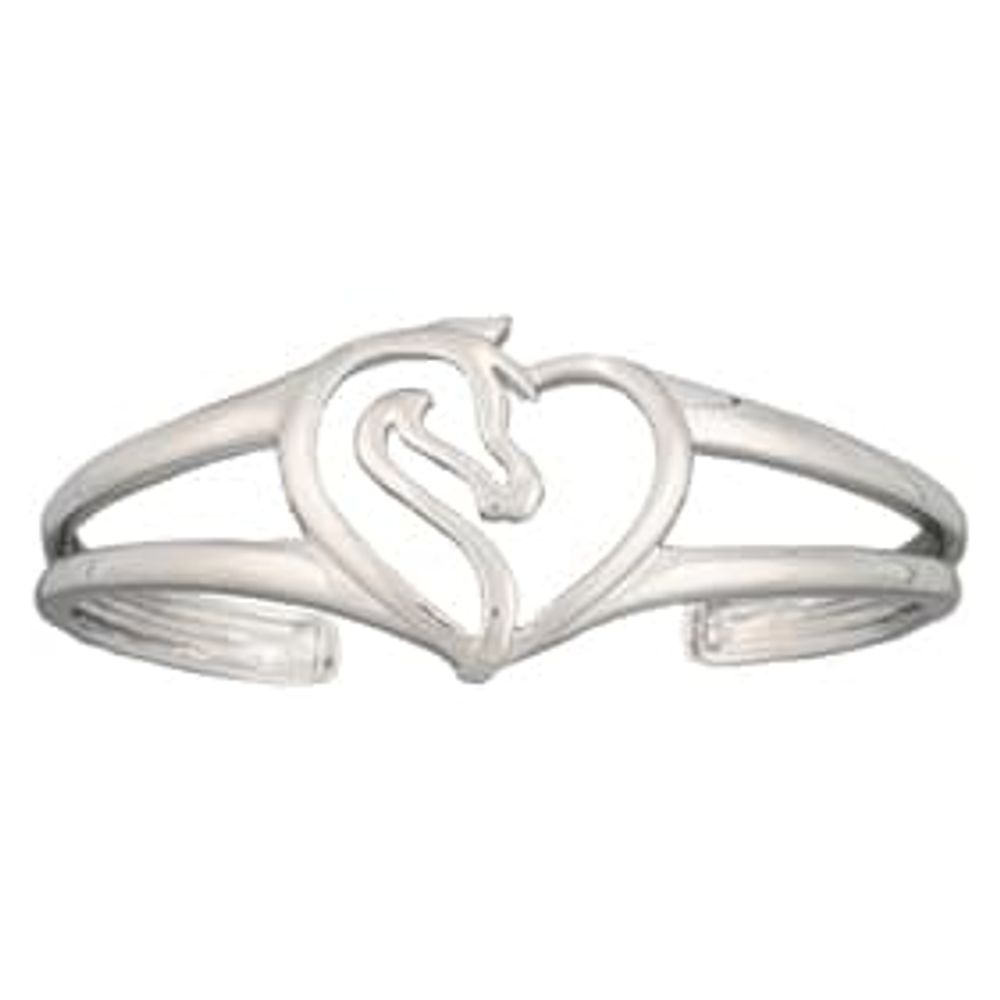 Montana Silversmiths Equestrian Heart Cuff Bracelet, BC2504