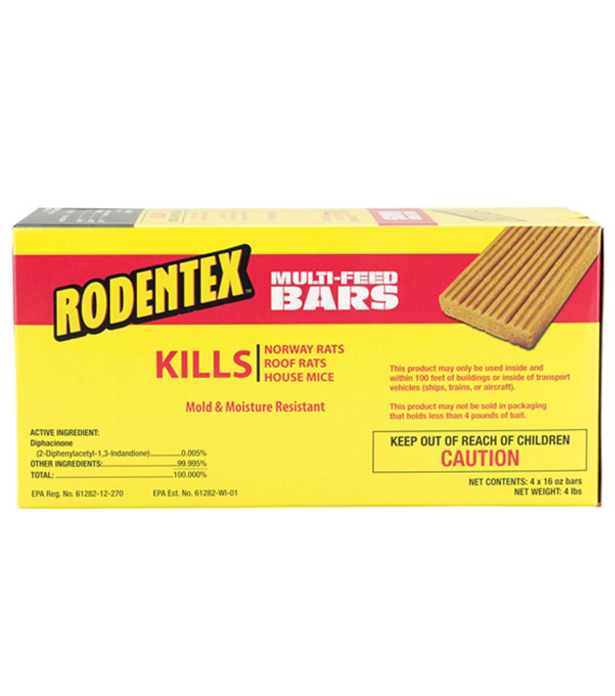 Rodentex, Multi-Feed Bars, 4 lb