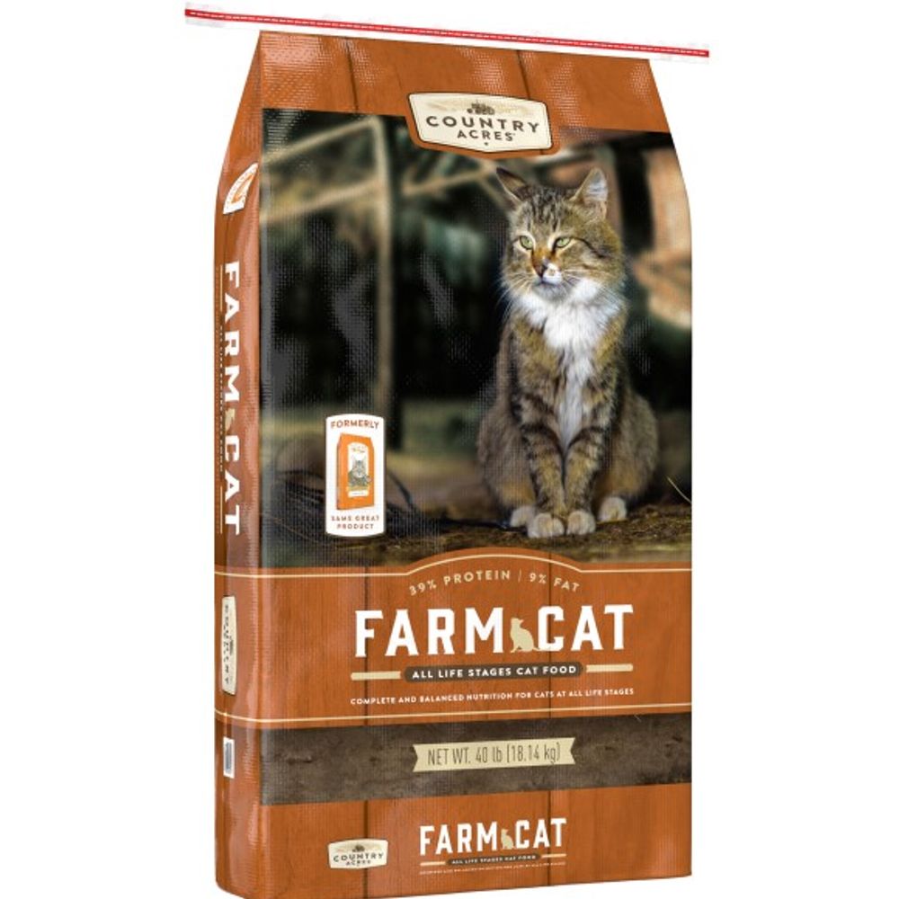 Country Acres, All Life Stages Cat Food, 40 lb