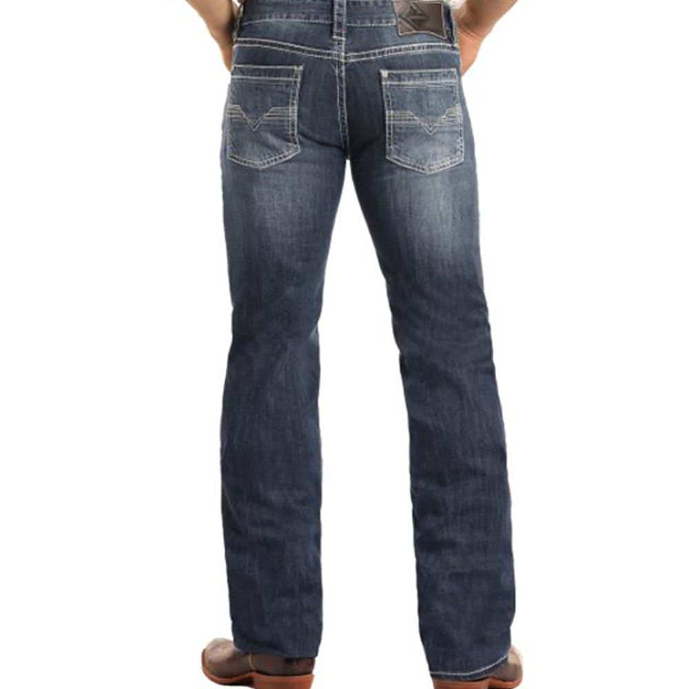  Rock & Roll, Men's Regular Fit Stretch Straight Jean, M1P3473
