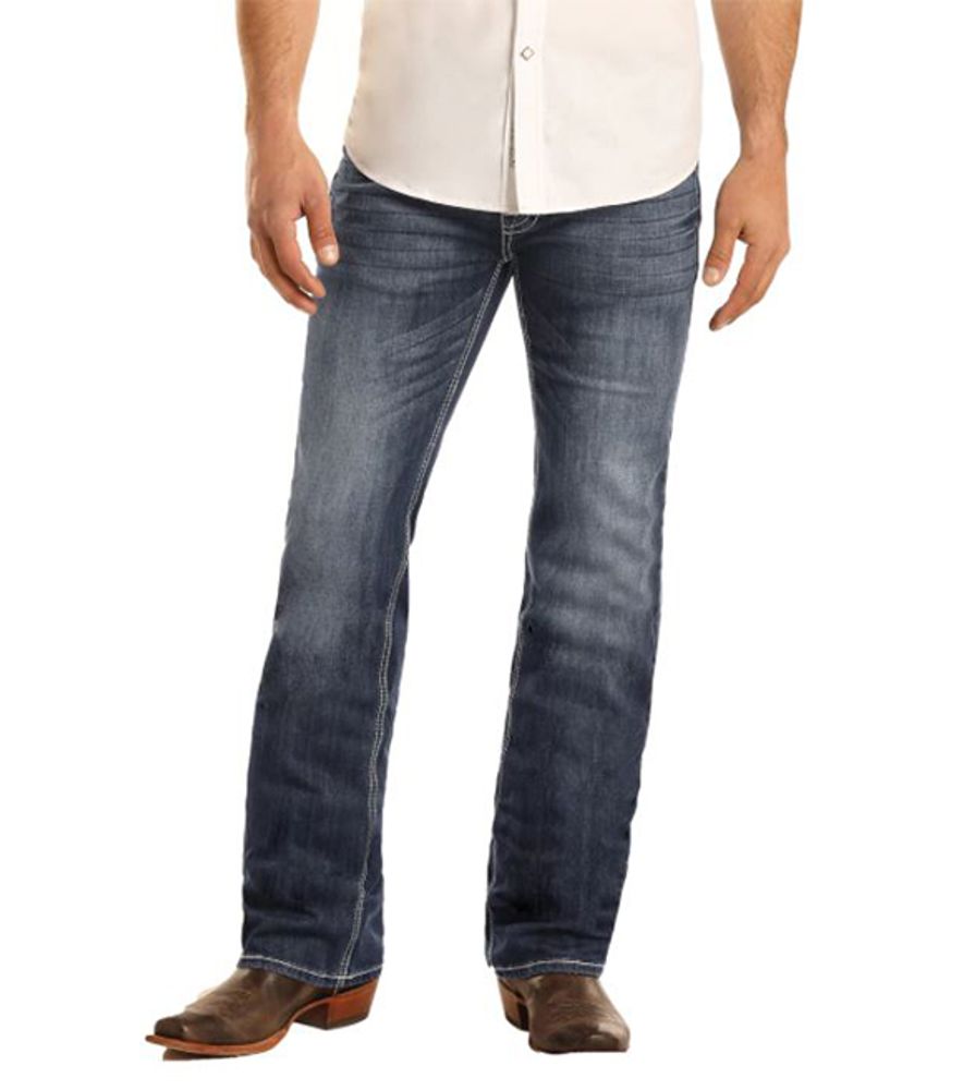 Rock & Roll, Men's Regular Fit Stretch Straight Jean, M1P3473
