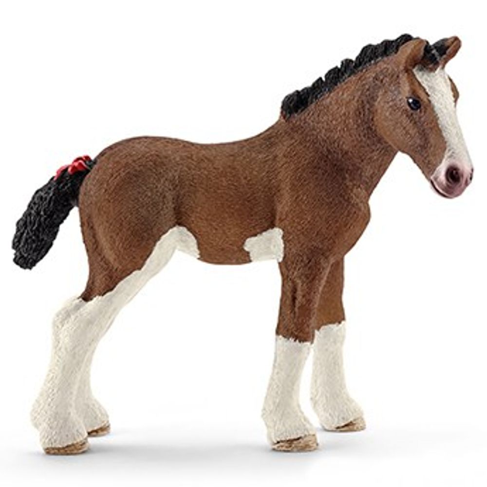 Schleich, Clydesdale Foal Toy Figure, 13810