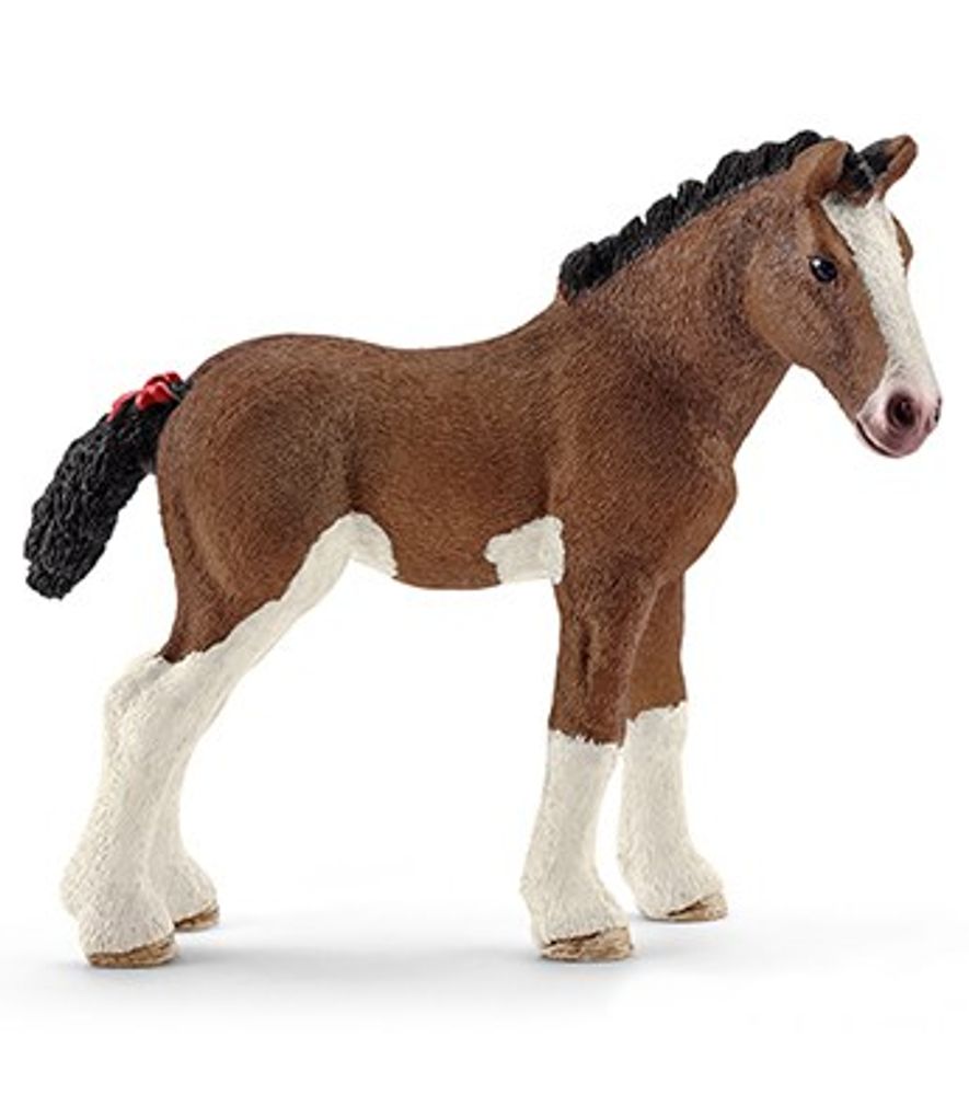 Schleich, Clydesdale Foal Toy Figure, 13810