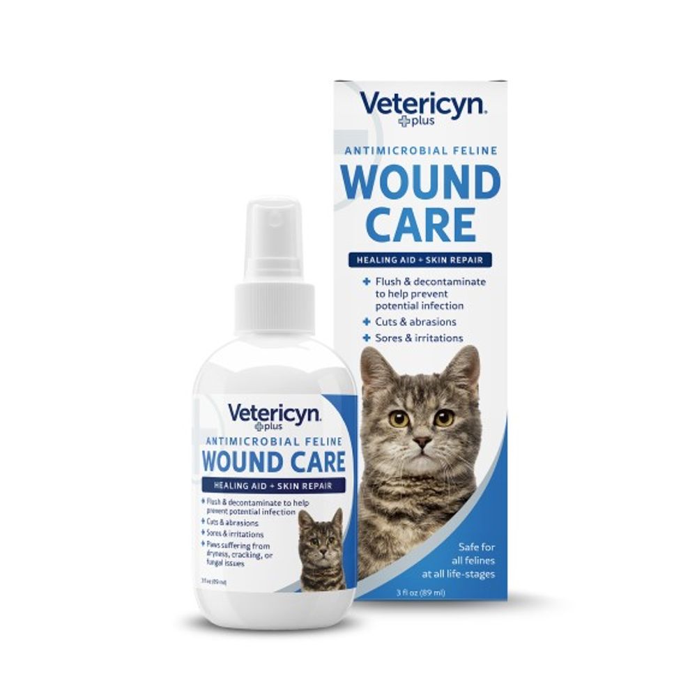 Vertericyn, Plus Antimicrobial Wound & Skin Care For Cats, 3 oz
