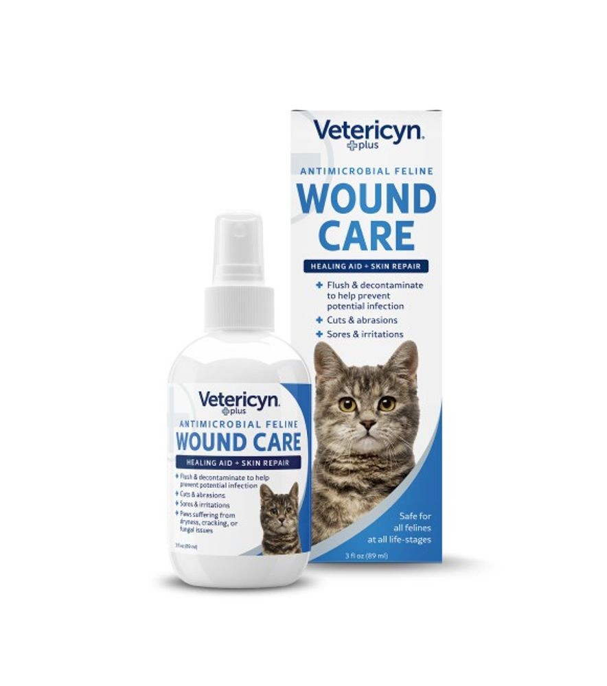 Vertericyn, Plus Antimicrobial Wound & Skin Care For Cats, 3 oz