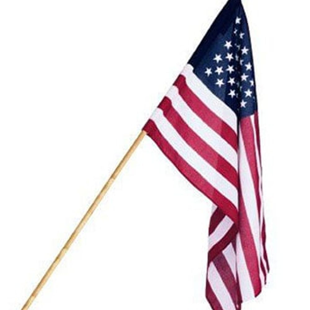 U.S. Flag Set, 5 ft.