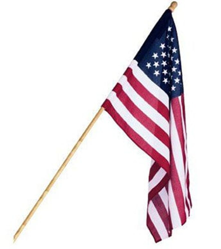 U.S. Flag Set, 5 ft.