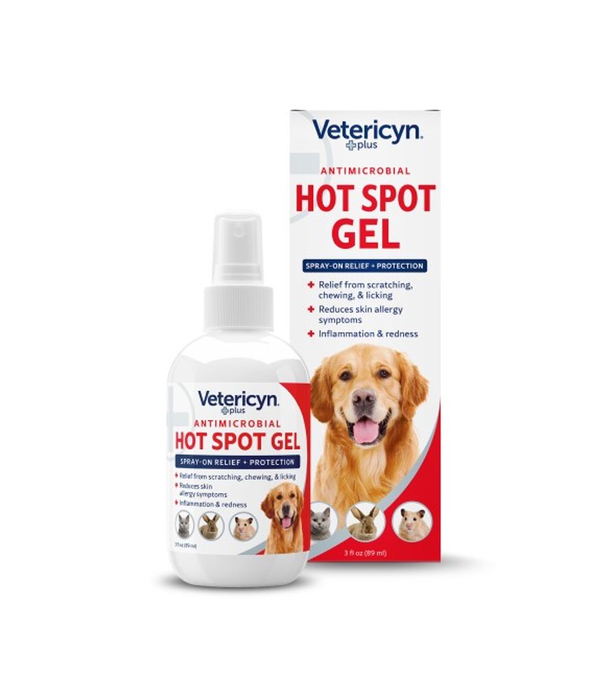 Vertericyn, Plus Dog Hot Spot Antimicrobial Gel Spray, 3 oz