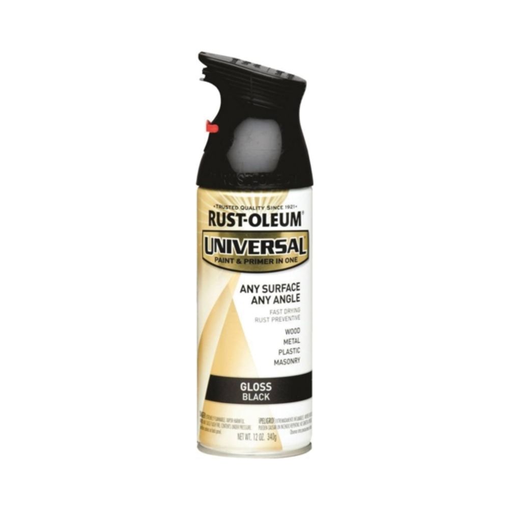 Rust-Oleum Gloss Black Spray Paint, 12 oz.