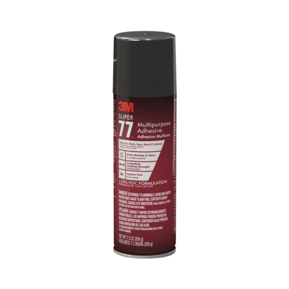 3M Super 77 77-07 Multi-Purpose Spray Adhesive, 7 oz