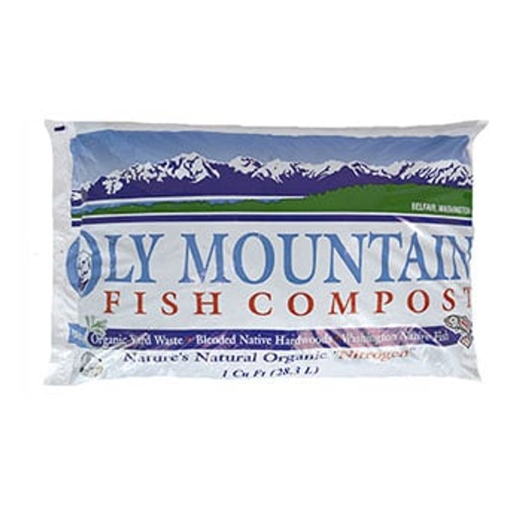 Oly Mountain Fish Compost, 1 cu ft.