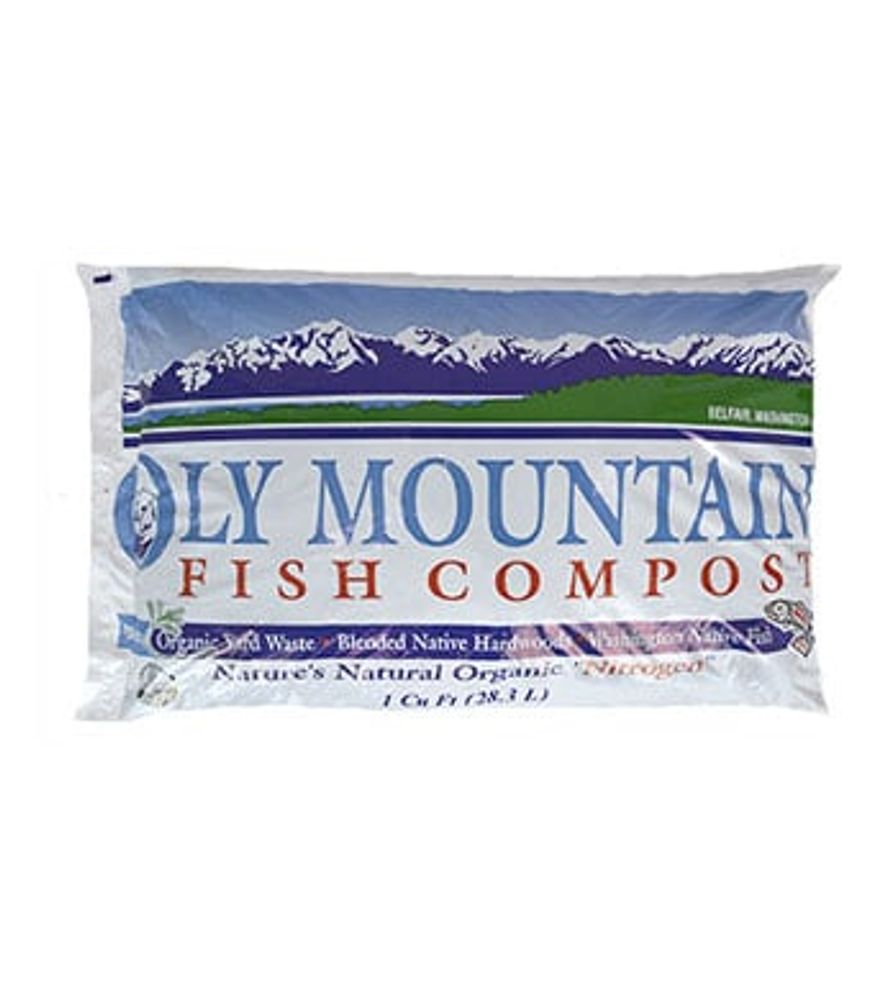 Oly Mountain Fish Compost, 1 cu ft.
