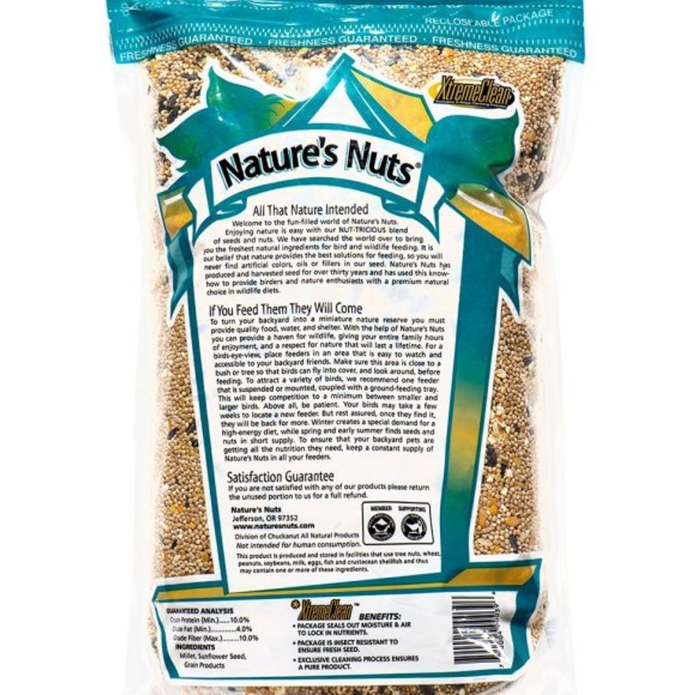 Nature's Nuts, Premium Wild Bird (No Milo) Bird Seed