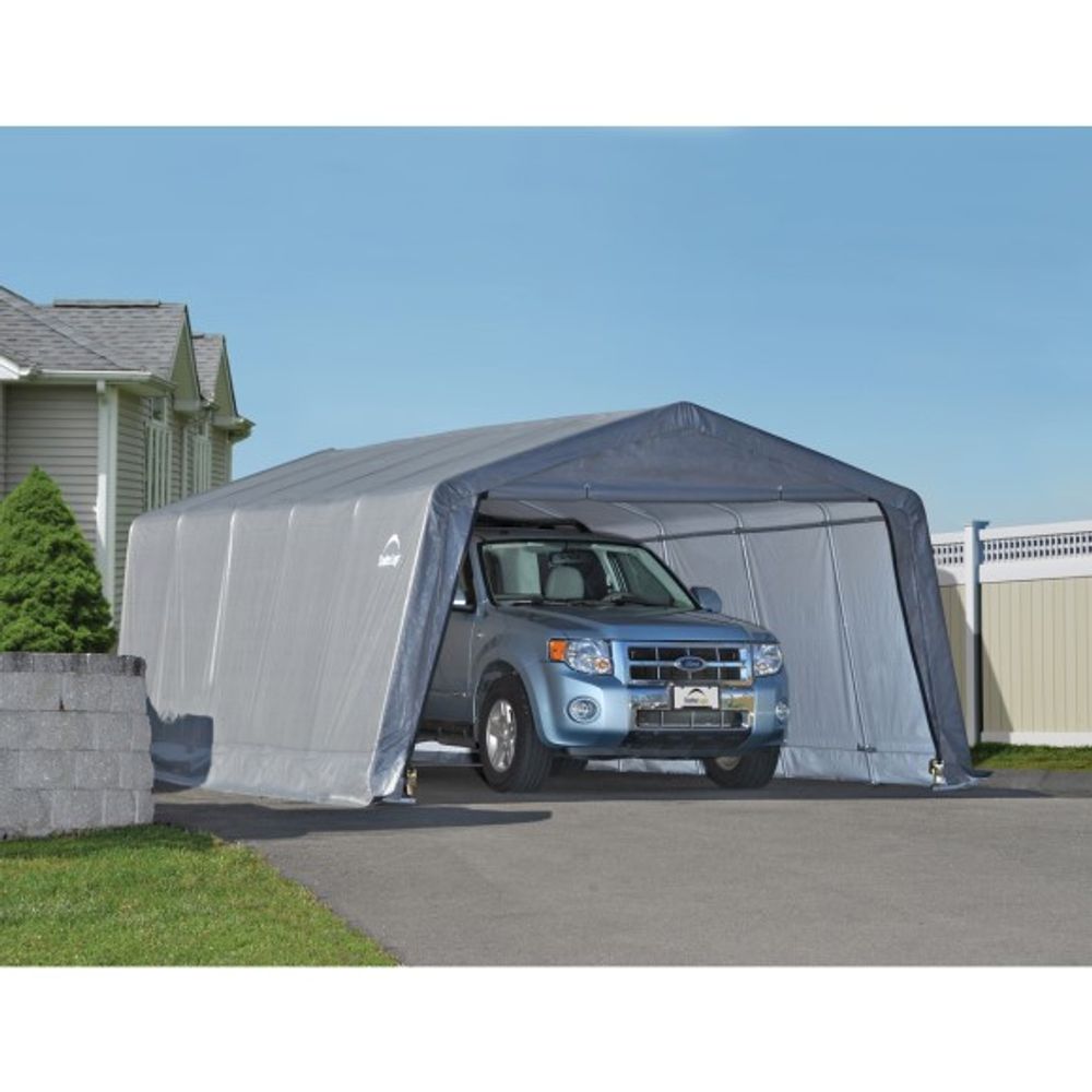 ShelterLogic, Garage-in-a-Box Peak Shelter, 12' x 20' x 8'