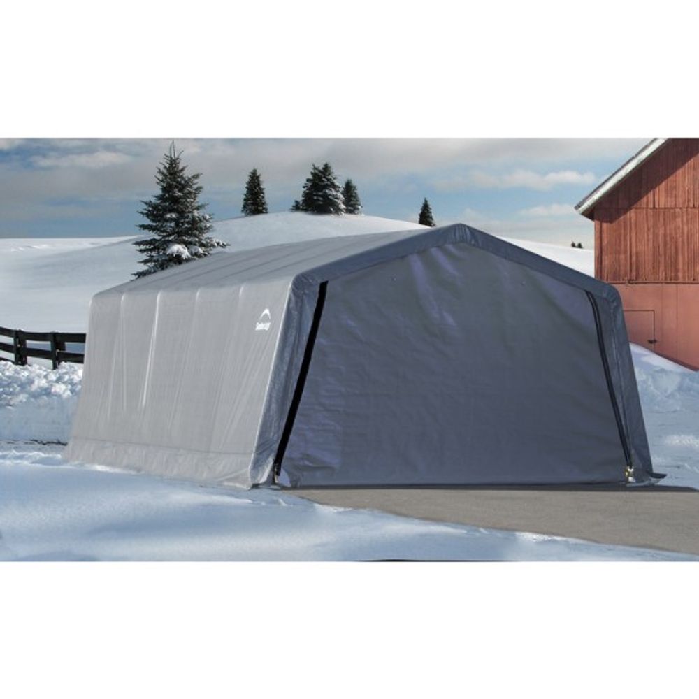 ShelterLogic, Garage-in-a-Box Peak Shelter, 12' x 20' x 8'