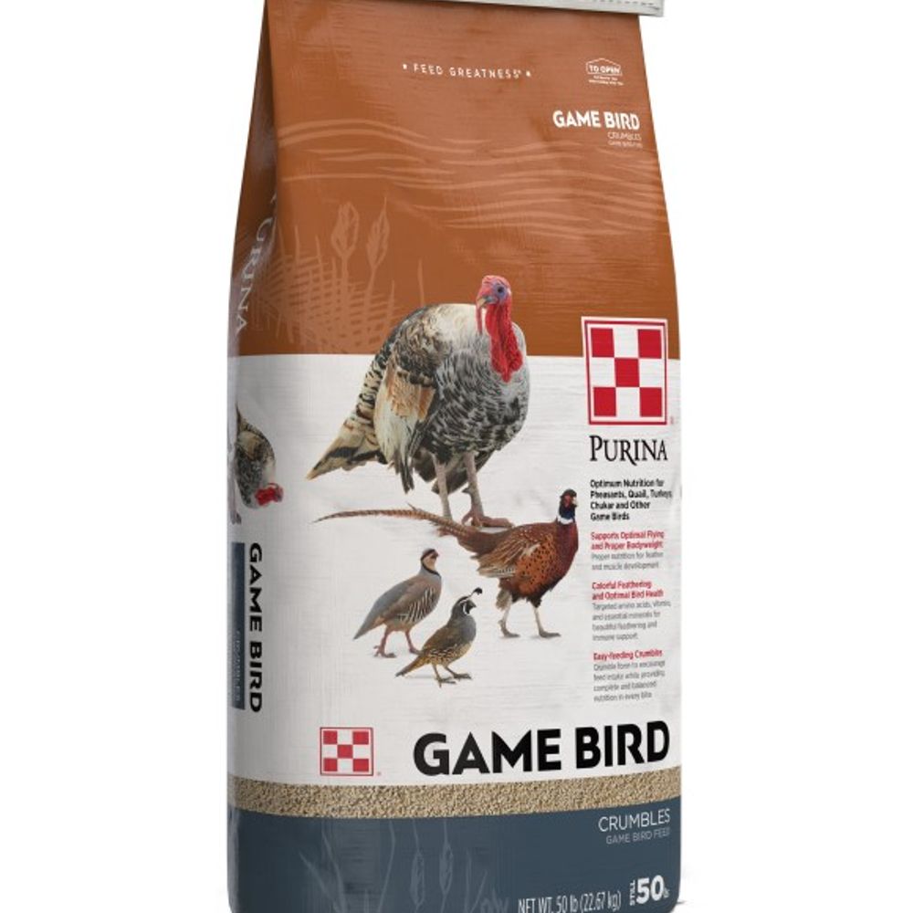 Purina, Game Bird Maintenance Crumble, 50 lb
