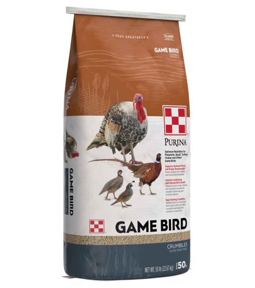 Purina, Game Bird Maintenance Crumble, 50 lb