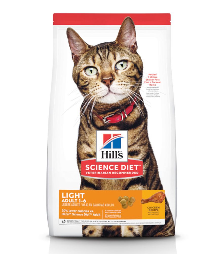 Science Diet, Adult Light Cat Food, 7 lb