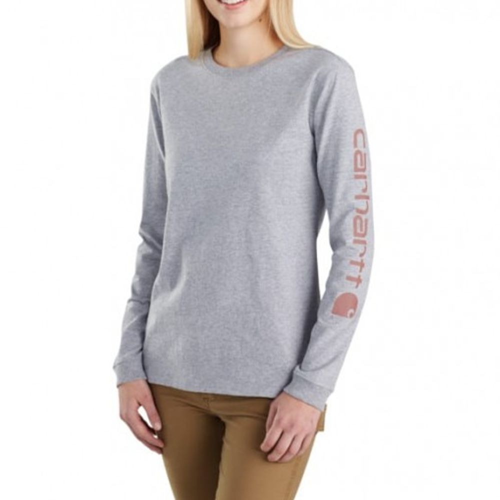 Carhartt, Ladies Workwear Long Sleeve Logo Shirt, WK231