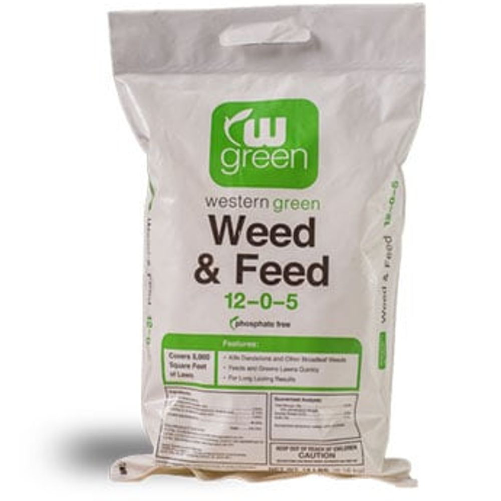 Western Green Weed & Feed, 18 lb
