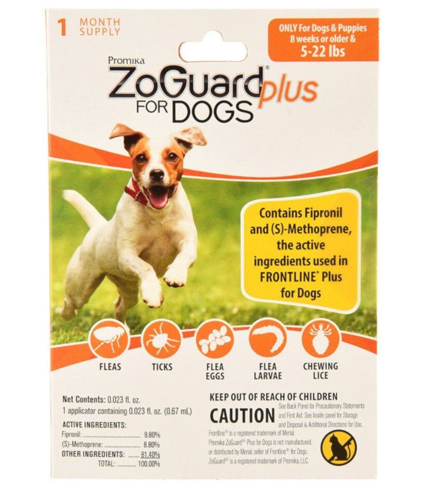 Promika ZoGuard, Spot on Flea & Tick Treatment for Dogs, 3pk