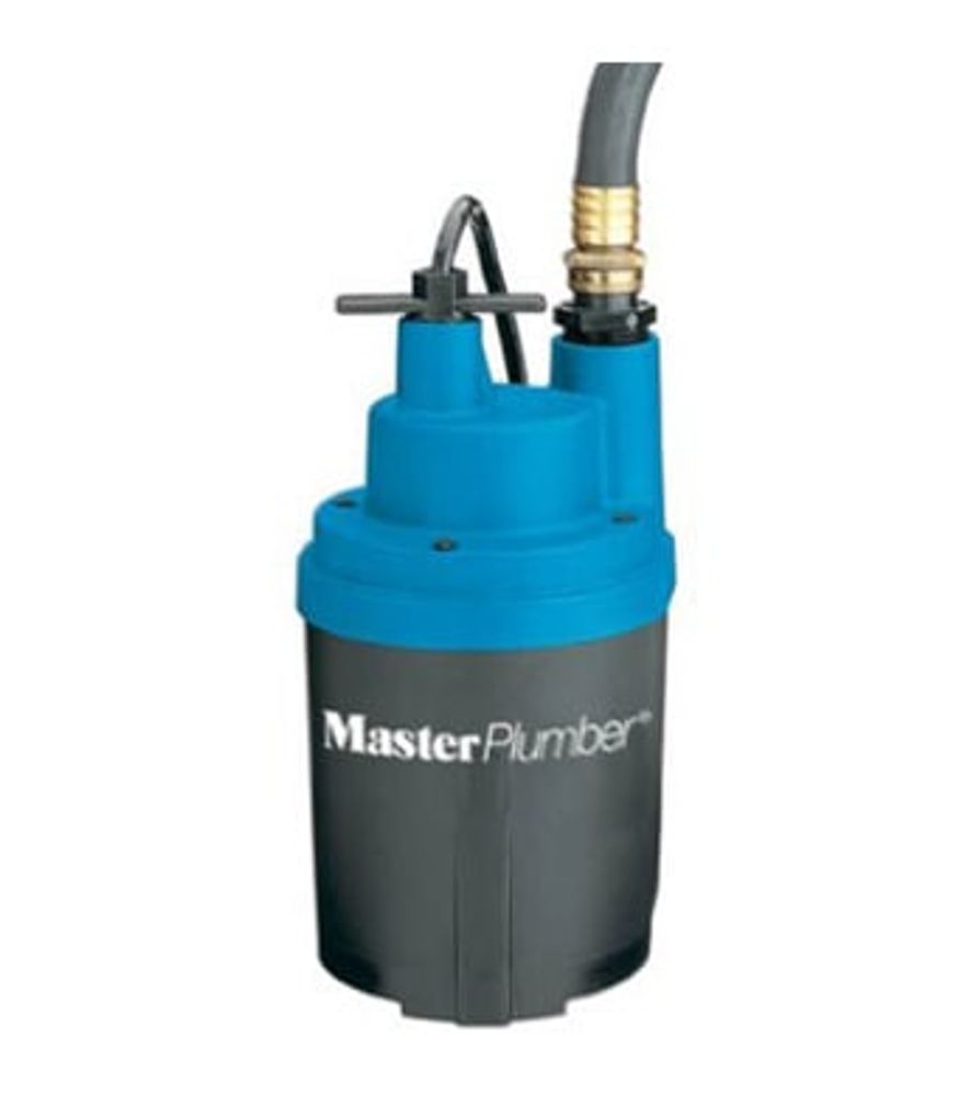 Master Plumber Smart Geyser Automatic Submersible Utility Pump, .25 HP, 1,800 GPH