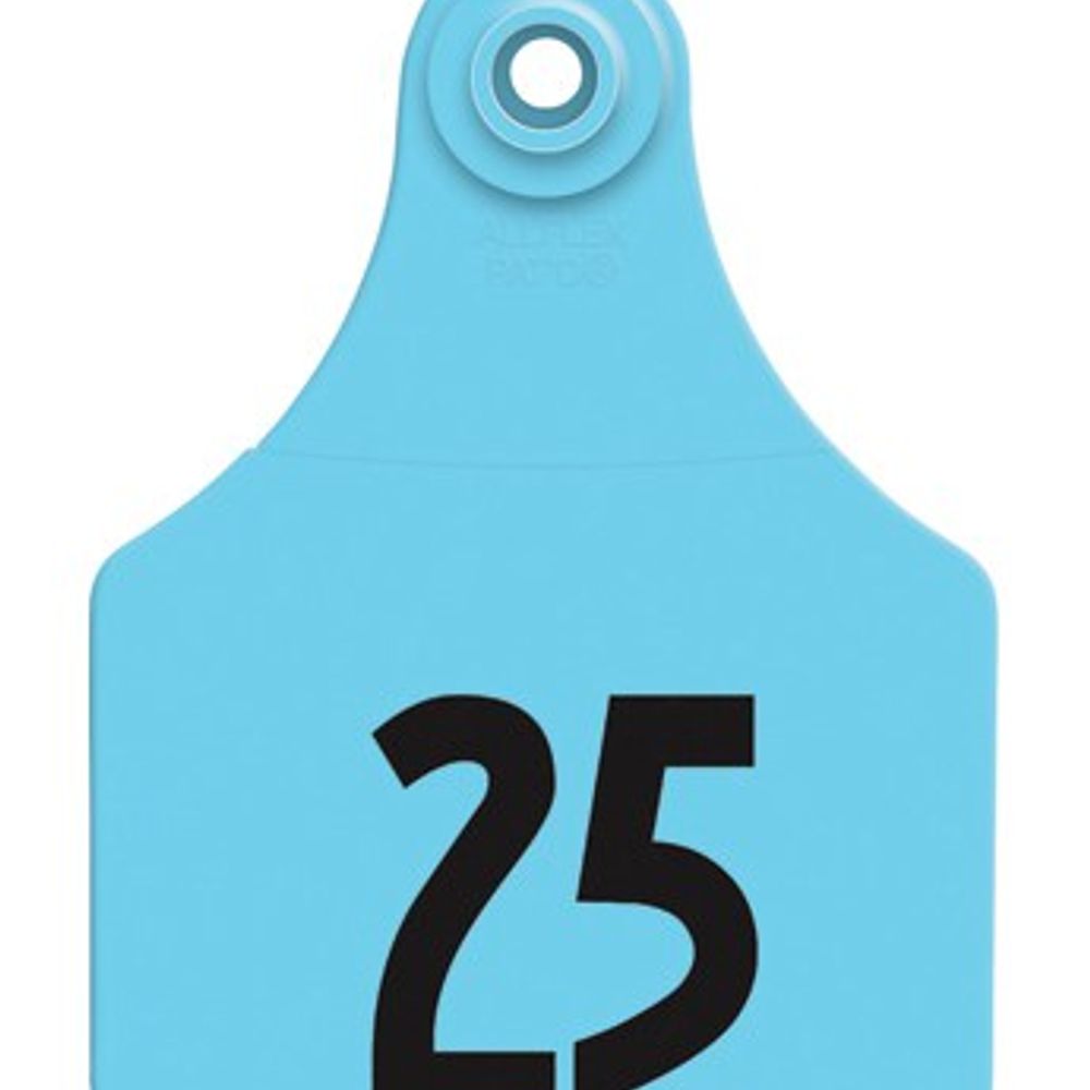Allflex Cattle Ear Tags W/Buttons, #26-50, Large