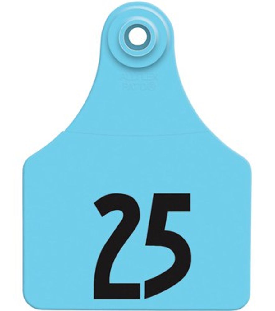 Allflex Cattle Ear Tags W/Buttons, #26-50, Large