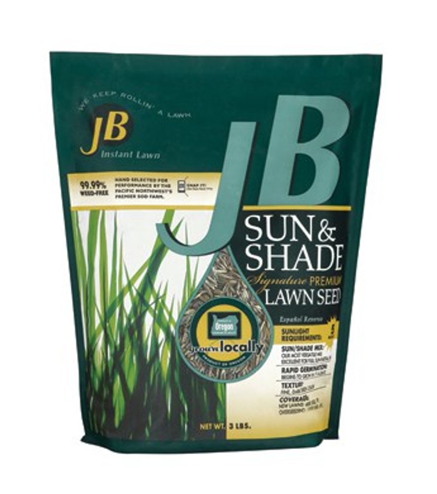 JB Lawn Sun & Shade Blend Seed, 3 lb.