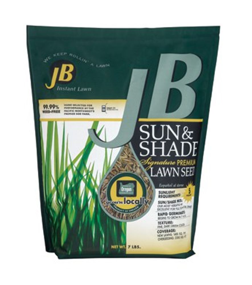 JB Lawn Sun & Shade Blend Seed, 7 lb.