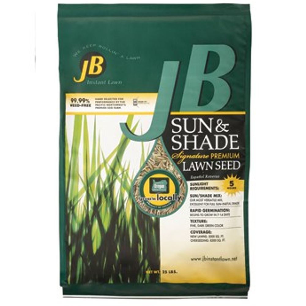 JB Lawn Sun & Shade Blend Seed, 25 lb.