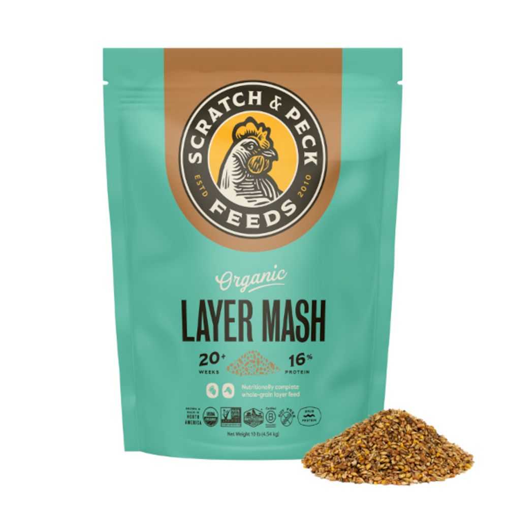Scratch & Peck, Naturally Free Layer Mash, 10 lb