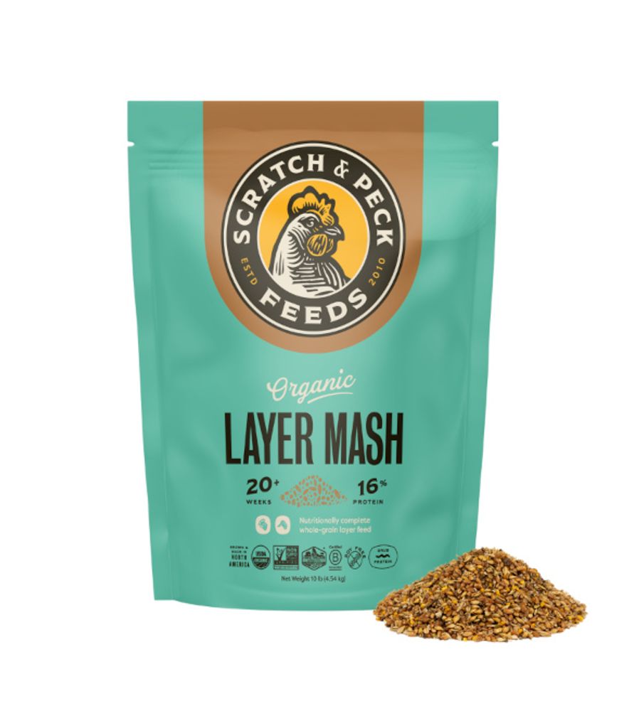 Scratch & Peck, Naturally Free Layer Mash, 10 lb
