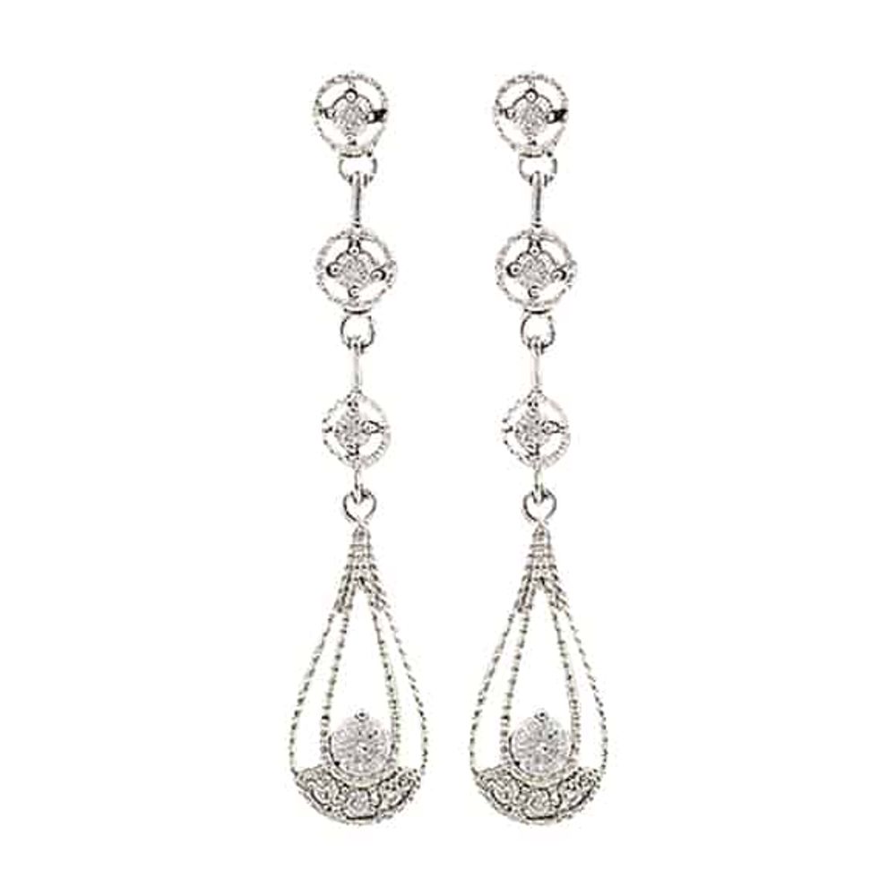 Montana Silversmiths Star Lights Three Tiered Raindrop Earrings, ER2765