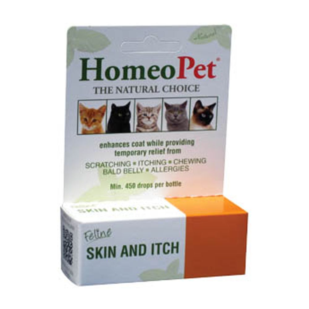 Homeopet Skin & Itch Cat, 15 ml.