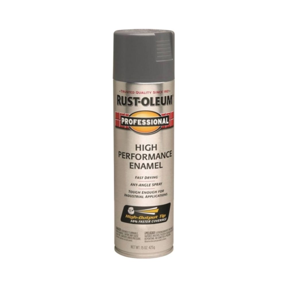 Rust-Oleum Fast Dry Professional Spray Enamel, Machine Gray Gloss, 15 oz.