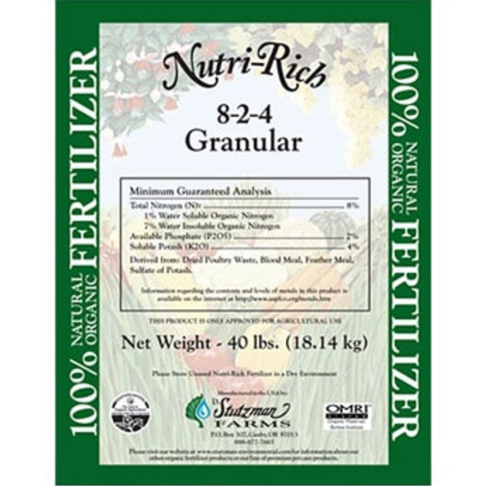 8-2-4 Nutri-Rich Granule 40 lb.