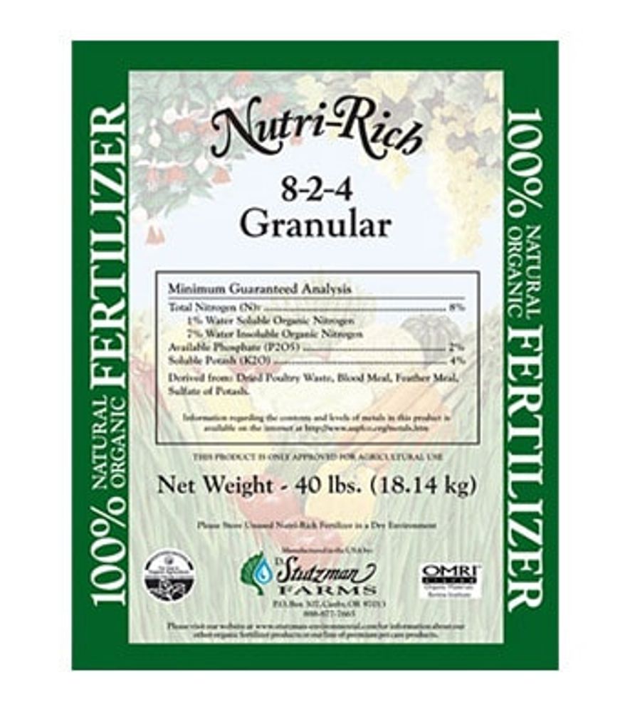 8-2-4 Nutri-Rich Granule 40 lb.