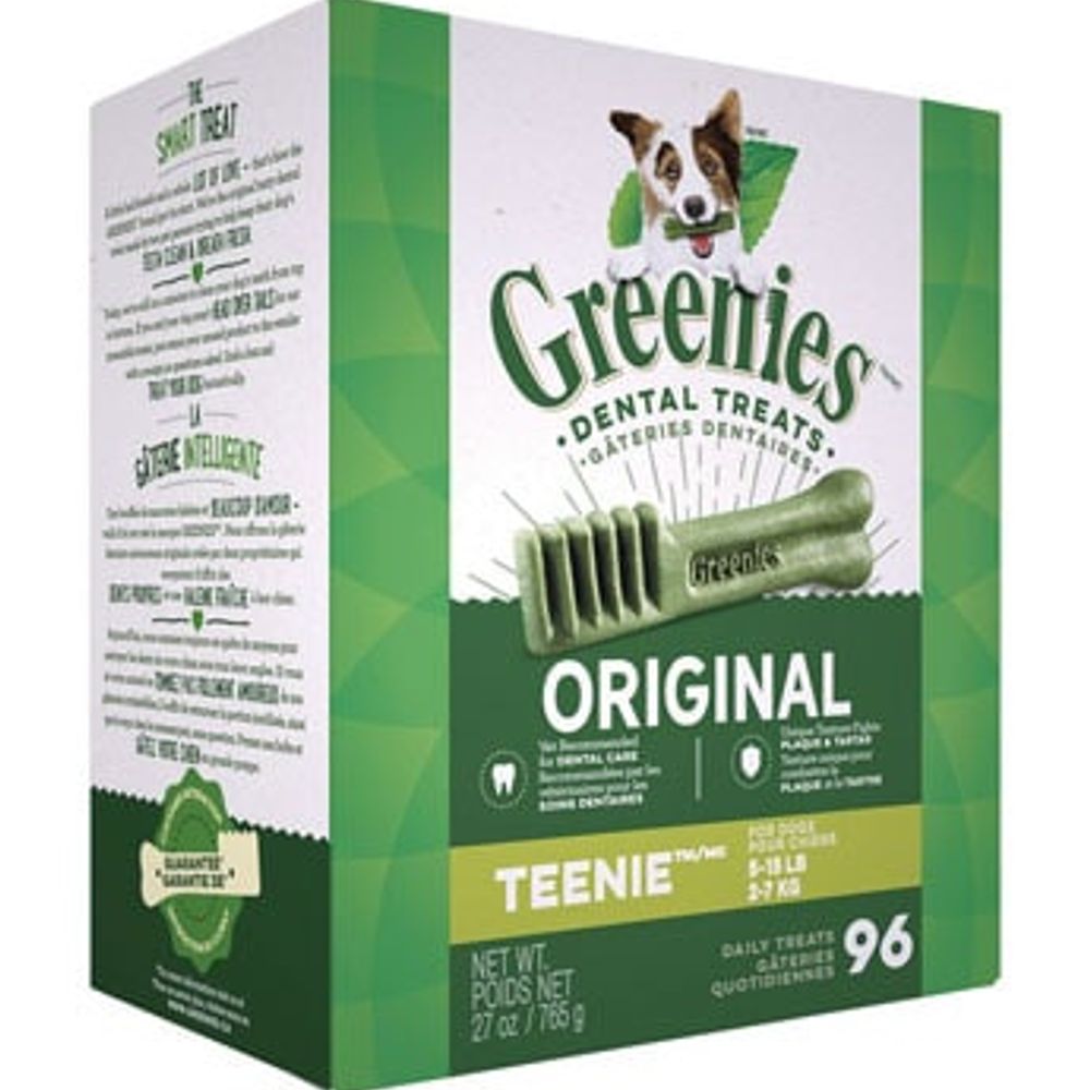 Greenies, Original Teenie Dental Dog Treats, 27 oz
