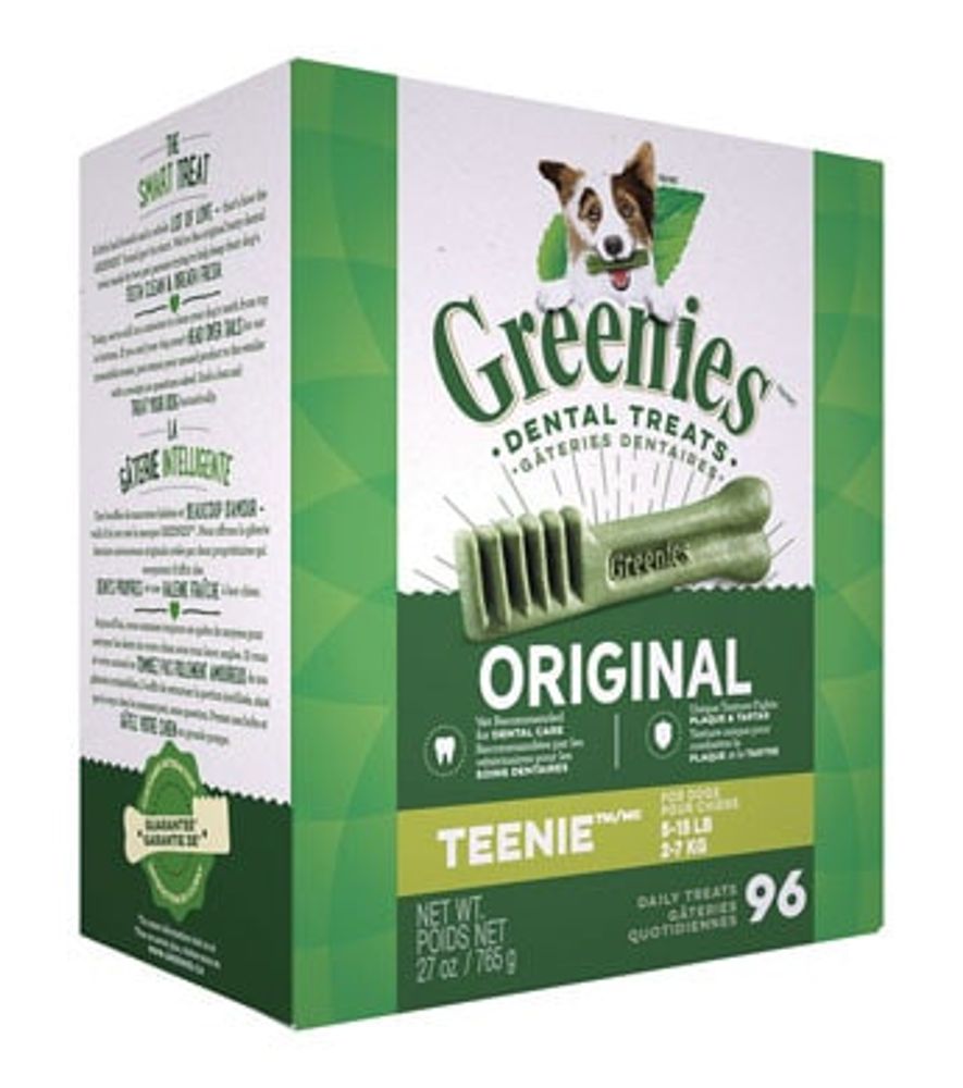 Greenies, Original Teenie Dental Dog Treats, 27 oz