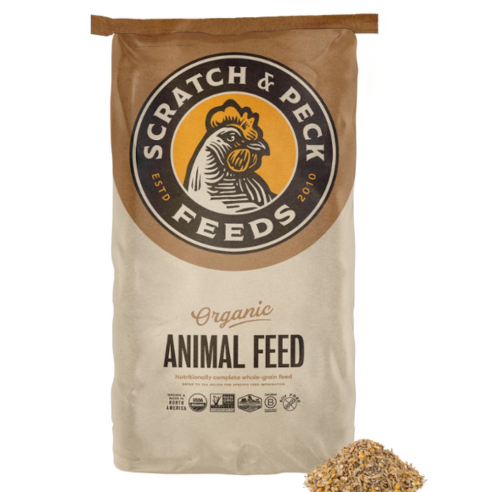 Scratch & Peck, Organic Goat Feed Mash, 40 lb