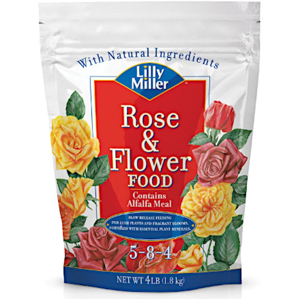 Lilly Miller Rose & Flower Food, 5-8-4, 4 lb.