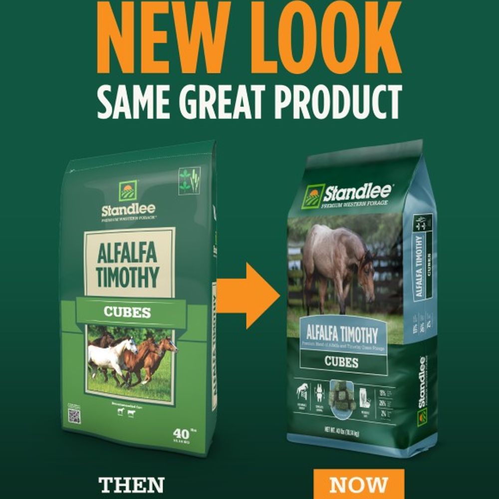Standlee, Premium Alfalfa Timothy Cubes, 40 lb
