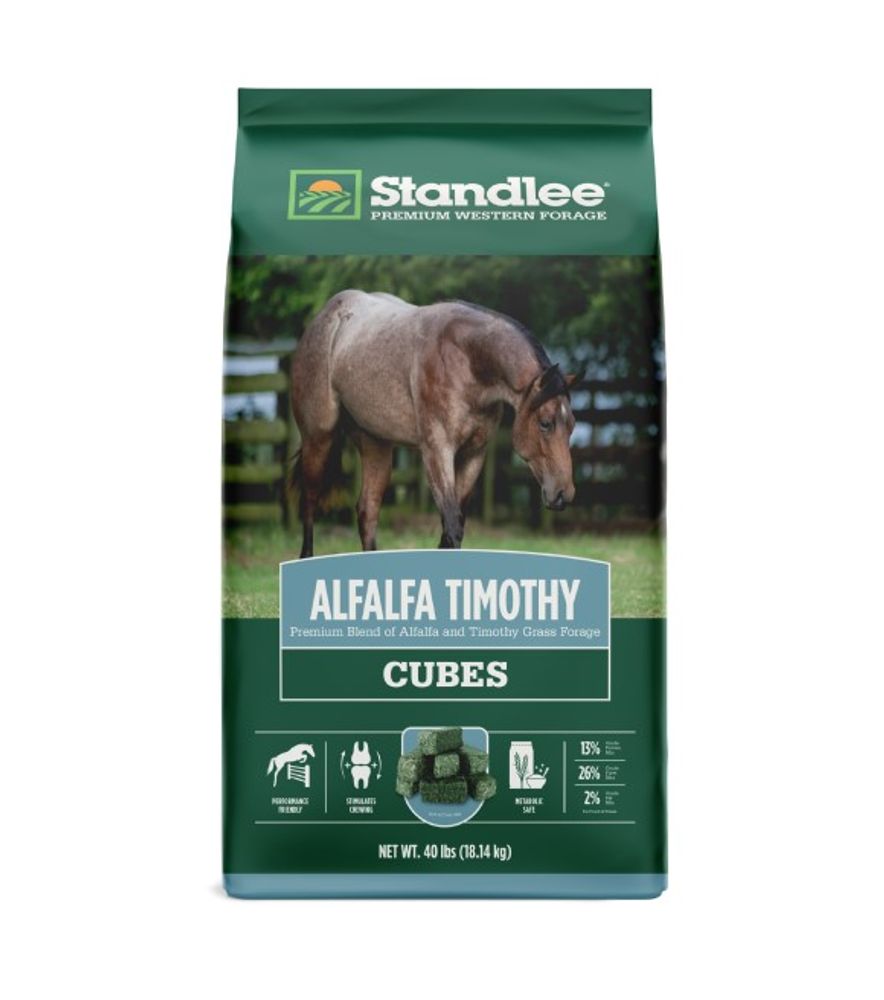 Standlee, Premium Alfalfa Timothy Cubes, 40 lb